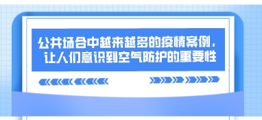 公共場合中越來越多的疫情案例，讓人們意識到空氣防護的重要性